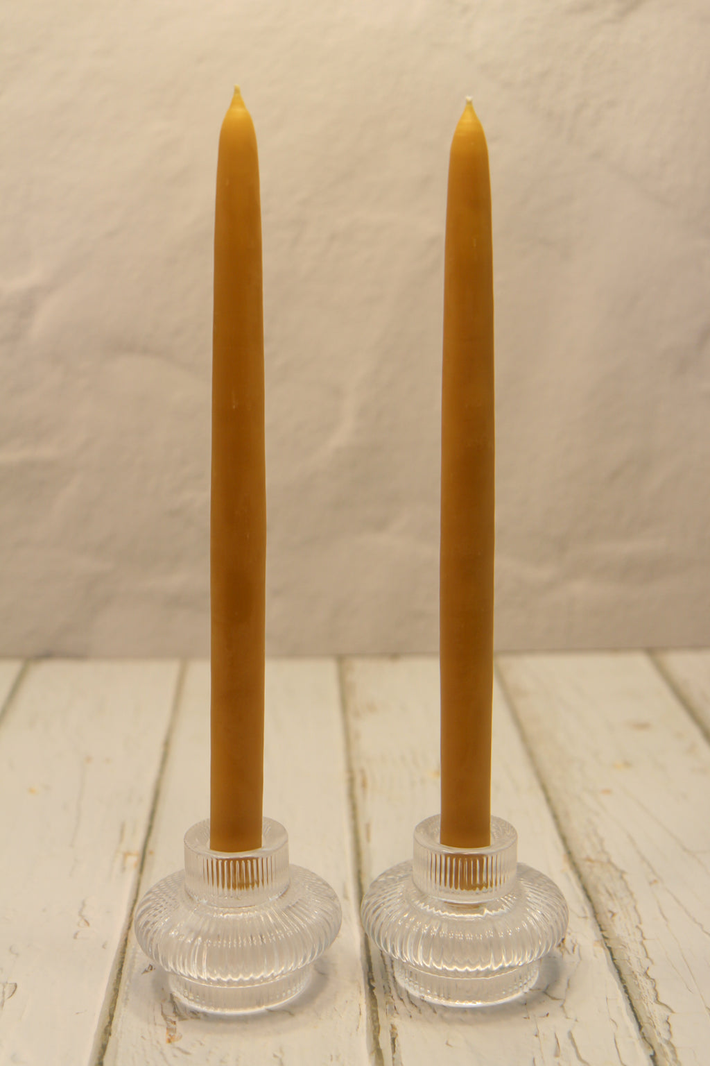 Glass 2-in-1 Taper/Tea Light Candle Holder