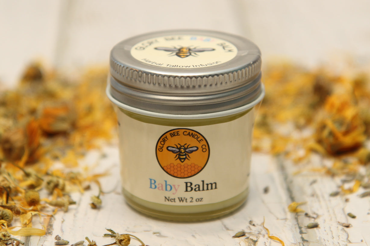 2 oz jar of Glory Bee Baby Balm