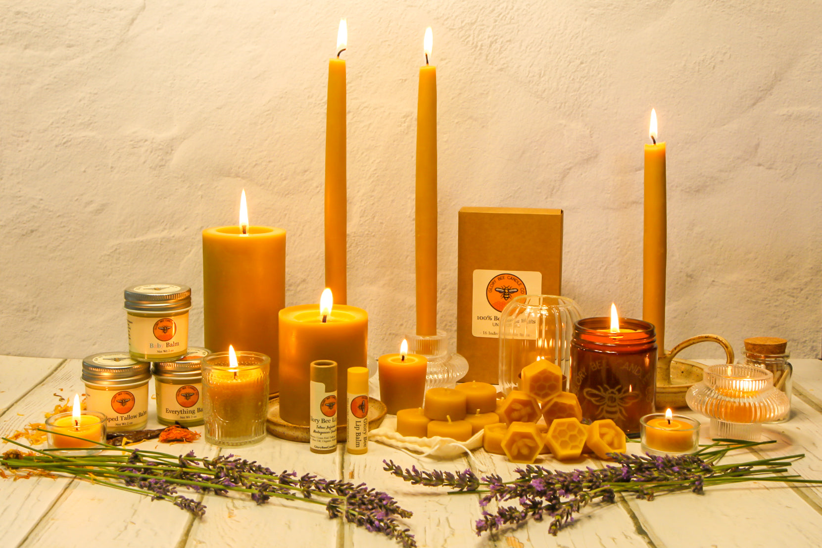 All Products Offered by Glory Bee Candle Company